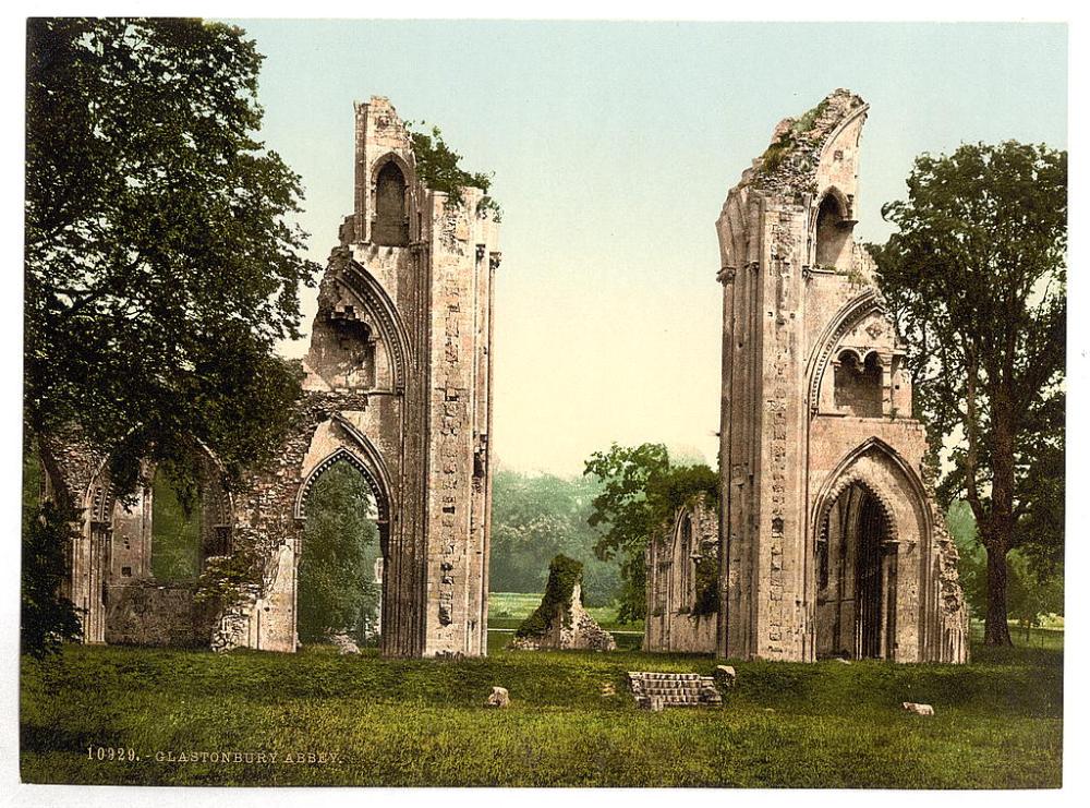 Glastonbury Abbey, 1890